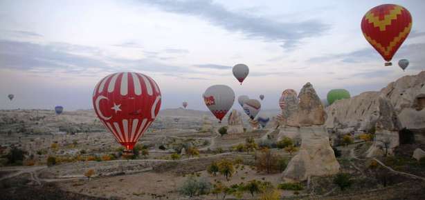 Kapadokya'da sonbahar güzelliği