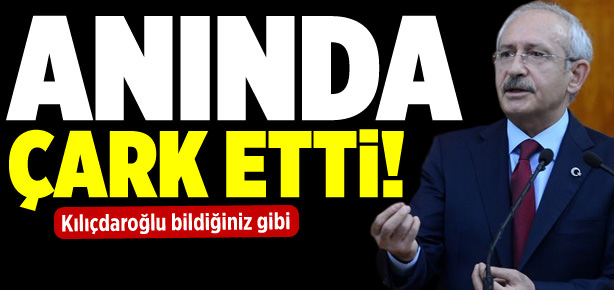 Kemal Kılıçdaroğlu yine çark etti!