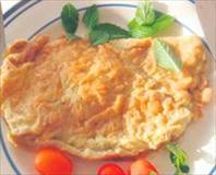 Kabarık omlet için mısır unu