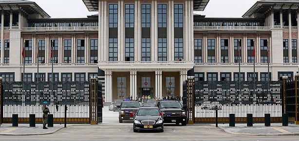Erdoğan Cumhurbaşkanlığı yerleşkesini inceledi