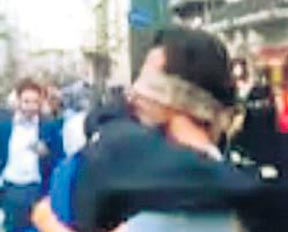 Sokakta sarılana 91 lira ceza