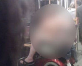 Metroda rezalet böyle görüntülendi