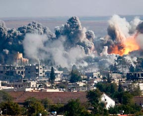 Havan mermisine bombardıman