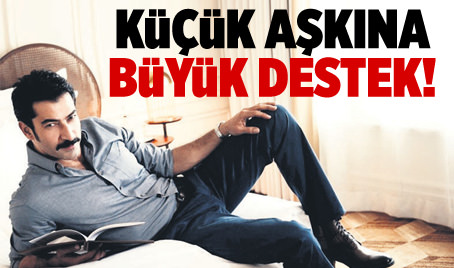 Küçük aşkına büyük destek