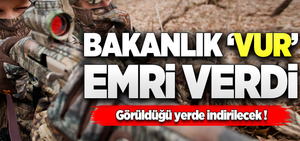 Bakanlık o ayı için 'vur' emri çıkarttı