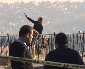 Sarıyer'de korku dolu anlar!