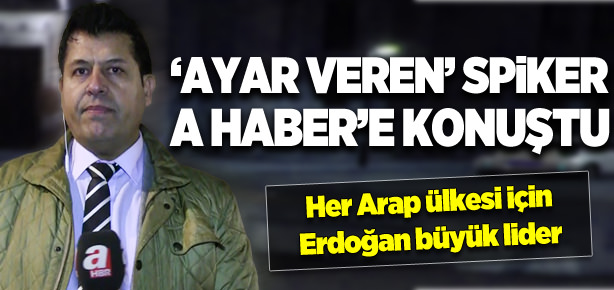 'Ayar veren' spiker A Haber'e konuştu