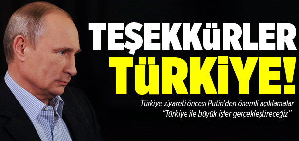 Teşekkürler Türkiye