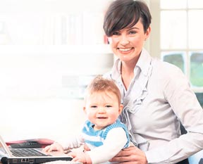 Çalışan anneye ayda bin lira