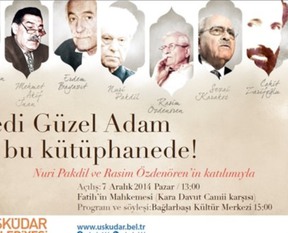 7 Güzel Adam Kütüphanesi açılıyor