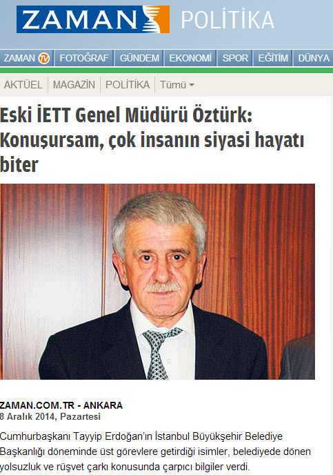 Zaman gazetesinden hayali söyleşi!