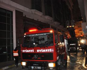 Beşiktaş’ta yangın paniği!