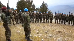 Mehmetçik'in sesi dağı taşı inletti...