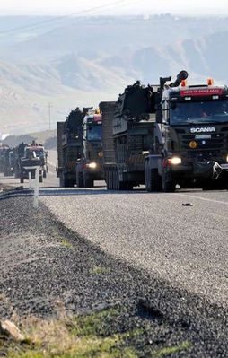 Sınıra uzun menzilli tank sevkiyatı!