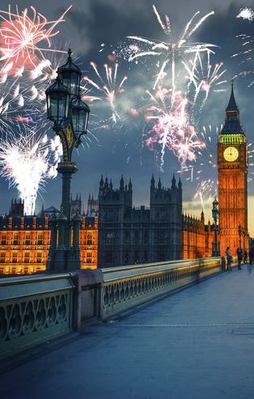Londra'da yılbaşı bir başka güzel