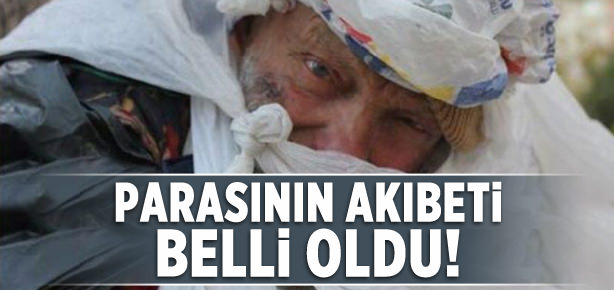 'Poşetli Dede'nin parası mirasçılara dağıtıldı