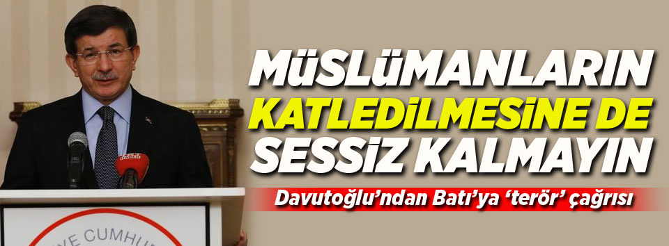 Davutoğlu Fransa’da konuştu
