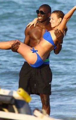 Demba Ba ve eşi Miami'de!