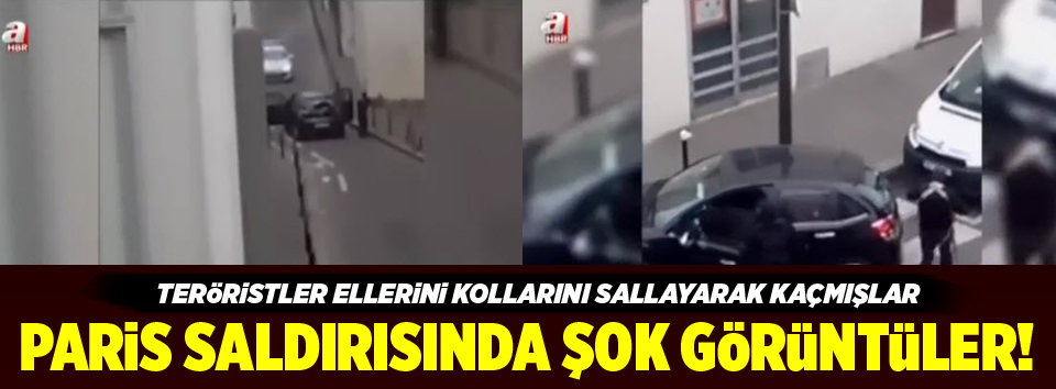 İşte Charlie Hebdo saldırısının yeni görüntüleri