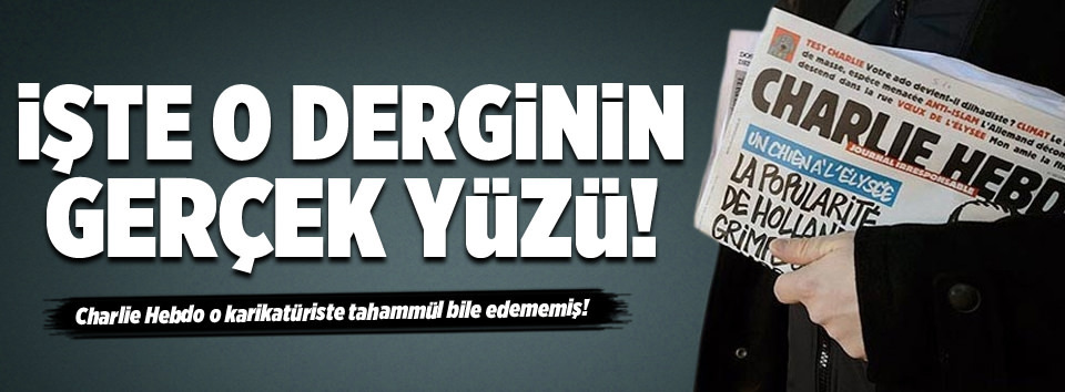 Yahudi karşıtı karikatüristi işten atmışlar!