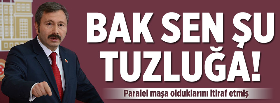 İdris Bal maşa olduklarını itiraf etmiş