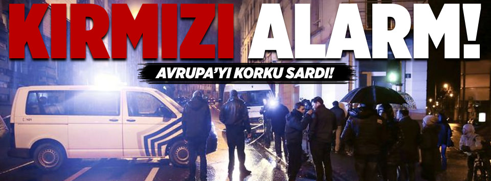 Belçika’da terör operasyonu!