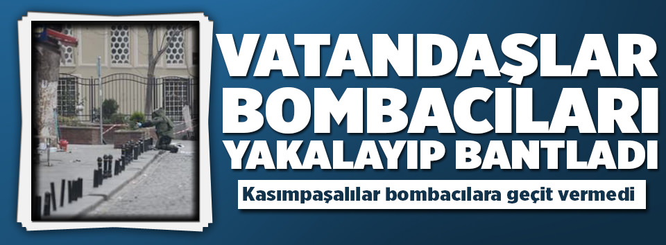 Vatandaş şüphelileri yakalayıp bantladı