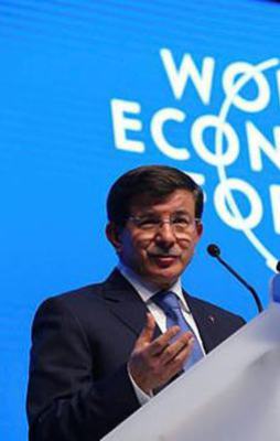 Davutoğlu Davos'ta konuştu