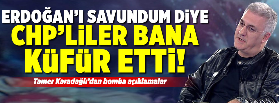 Erdoğan’ı savundum diye CHP’liler küfür etti!