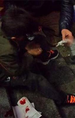 Suriyeli çocuğa Burger King dayağı