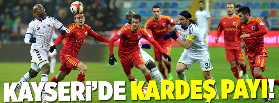 Kayseri’de puanlar paylaşıldı!