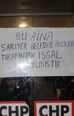 İşçiler CHP İl Binası'nı bastı!