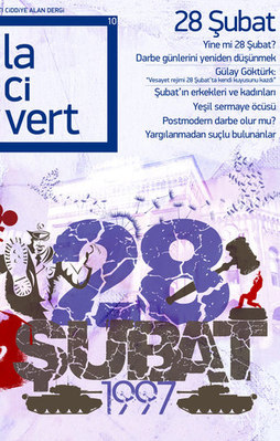 Lacivert 28 Şubat özel sayısı ile çıktı