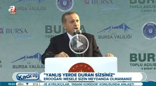 "Cumhurbaşkanı meydanlara indi diyorlar..."-1