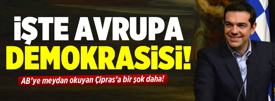 Çipras'a bir şok daha!