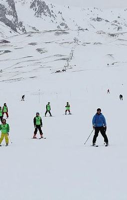 Erciyes tatilcilerin gözdesi oldu