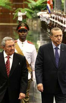Erdoğan'dan Küba'ya tarihi ziyaret
