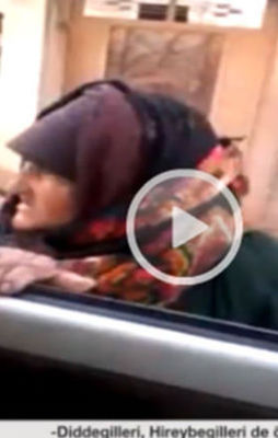 Suriyeli yaşlı kadından IŞİD'e ders