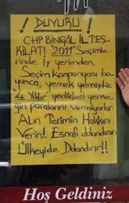 CHP'liler esnafı dolandırdı iddiası