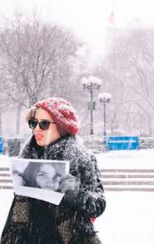 New York'ta Özgecan sesleri