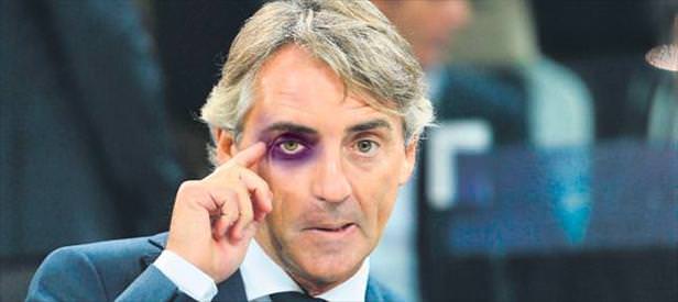 Mancini’ye dayak