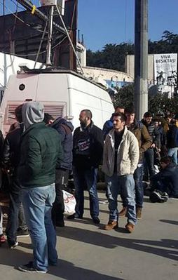 Beşiktaşlıların bilet kuyruğu