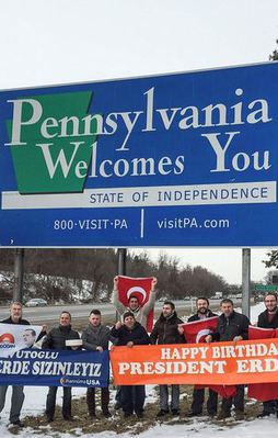 Pensilvanya'da doğum günü kutlaması