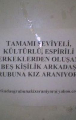 Yurdum insanından samimi ilanlar