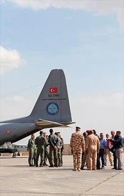 Türk uçakları Bağdat'ta