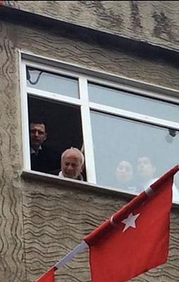 Şehit babasından oğluna son bakış