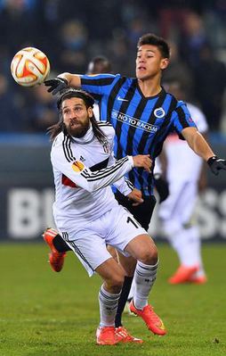 Club Brugge - Beşiktaş maçı capsleri