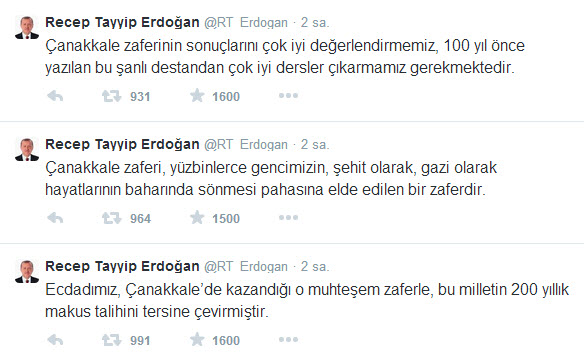 "Çanakkale zaferi bu milletin..."-1