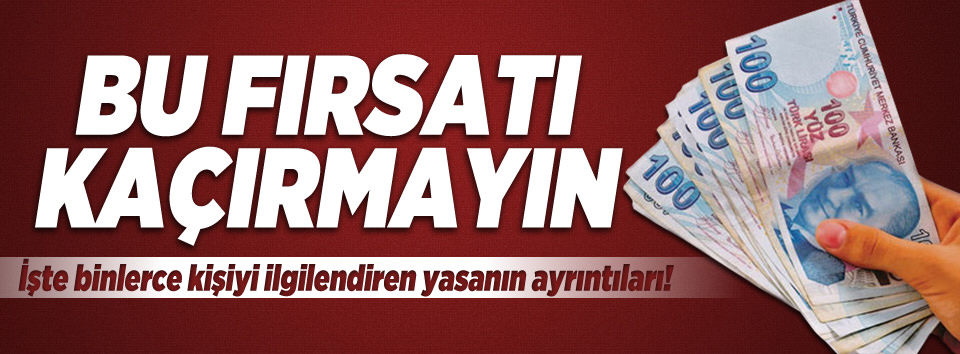 Torba yasanın detayları belli oldu