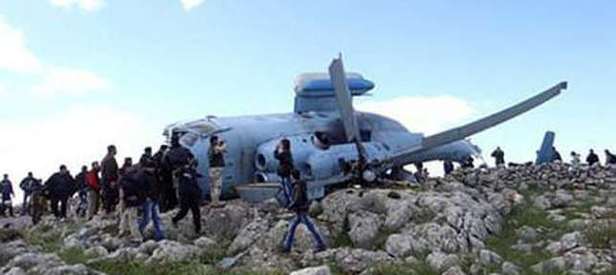 Katil'in helikopteri böyle düştü!